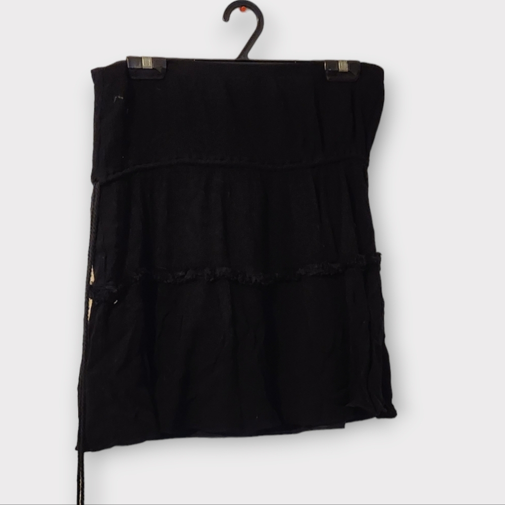 MAX STUDIO BLACK MINI SKIRT